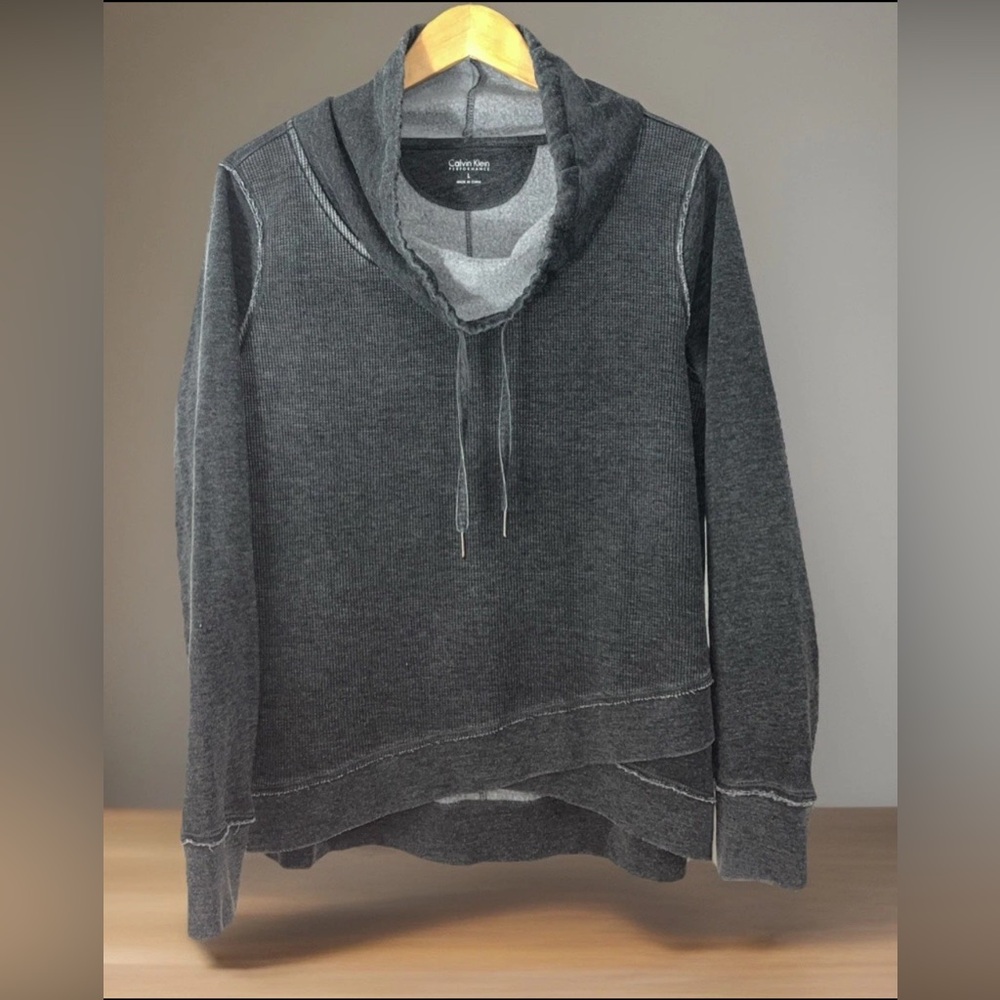 Calvin Klein Charcoal Turtleneck Sweater‎